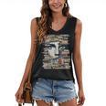 RtY Book Man Graphic Eyes Colorful Art Small Women's V-Neck Tank Top