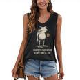 I Have To Say Weird Stuff Or I'Ll Die Frog Meme Introverts Women's V-Neck Tank Top I Have To Say Weird Stuff Or I'Ll Die Frog Meme Introverts Women's V-Neck Tank Top