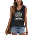 Shamrock Books St Patricks Day Bookworm Librarian Women's V-Neck Tank Top Shamrock Books St Patricks Day Bookworm Librarian Women's V-Neck Tank Top
