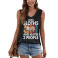 Sloth For Sloth Lover Men Women Kids Introvert Women's V-Neck Tank Top