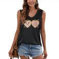 Slow Burn Romance Book Lover Tee Women's V-Neck Tank Top Slow Burn Romance Book Lover Tee Women's V-Neck Tank Top