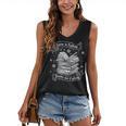 Snow Is Falling Books Are Calling Winter Reading Women's V-Neck Tank Top