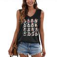 Snowman Reading Book Christmas Cozy Book Lover Bookish Women's V-Neck Tank Top Snowman Reading Book Christmas Cozy Book Lover Bookish Women's V-Neck Tank Top