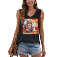 Squirrel Reading Comic Book On Autumn Branch Glasses Leaves Women's V-Neck Tank Top Squirrel Reading Comic Book On Autumn Branch Glasses Leaves Women's V-Neck Tank Top