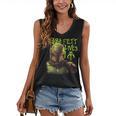 Star Wars The Book Of Boba Fett Neon Boba Fett Lives Poster Women's V-Neck Tank Top
