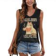 I Stay Home I Read Books I Pet My Cat I Regret Nothing Women Women's V-Neck Tank Top