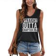 Straight Outta Chapter 39 Cute Book Lover Reader Women's V-Neck Tank Top