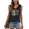 My Summer Is All Booked Book Reading Book Lover Women's V-Neck Tank Top