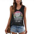 I Survived AP Lang Retro Book Graphic Women's V-Neck Tank Top I Survived AP Lang Retro Book Graphic Women's V-Neck Tank Top