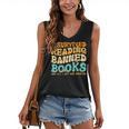 I Survived Reading Banned Books Read Librarian Men Women Women's V-Neck Tank Top