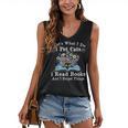 That’s What I Do Pet Cats Read Books Forget Things Flower Women's V-Neck Tank Top That’s What I Do Pet Cats Read Books Forget Things Flower Women's V-Neck Tank Top