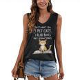 That's What I Do I Pet Cats I Read Books And I Know Things Women's V-Neck Tank Top