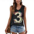 Toddler 3rd Birthday Books Themed 3 Year Old Boys Kids Girls Women's V-Neck Tank Top