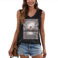 Totally Weird Tees Cat Library Book Reading Literary Women's V-Neck Tank Top Totally Weird Tees Cat Library Book Reading Literary Women's V-Neck Tank Top