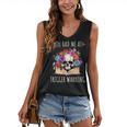 You Had Me At Trigger Warning Smut Books Dark Romance Skull Women's V-Neck Tank Top