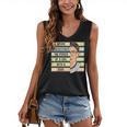 Never Underestimate Girl Read Book Reading Librarian Women Women's V-Neck Tank Top