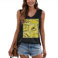 Varsity-Gold Yellow Comic Book University Varsity-Gold Women's V-Neck Tank Top