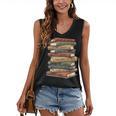Vintage Books History Retro Book Lover Teacher Women's V-Neck Tank Top
