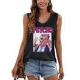 Vintage Movie Horror Poster Comic Book Graphic Film Night Women's V-Neck Tank Top