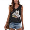 West Highland Terrier Books Dog Breed Westie For Men Women Kids Women's V-Neck Tank Top