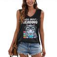 Wild About Reading Book Lover Hippo Women's V-Neck Tank Top Wild About Reading Book Lover Hippo Women's V-Neck Tank Top