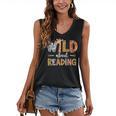 Wild About Reading Books Reader Teachers Kids Librarian Women's V-Neck Tank Top Wild About Reading Books Reader Teachers Kids Librarian Women's V-Neck Tank Top
