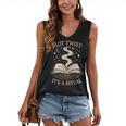Witchy Book Club Pagan Reader Occult Fiction Coven Ritual Women's V-Neck Tank Top Witchy Book Club Pagan Reader Occult Fiction Coven Ritual Women's V-Neck Tank Top
