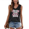 Women Read Your Heart Out Valentine's Day Teacher Book Women's V-Neck Tank Top Women Read Your Heart Out Valentine's Day Teacher Book Women's V-Neck Tank Top