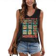 Women's DCC Many Faces Of Mordecai Grid Gamer Series Book Women's V-Neck Tank Top Women's DCC Many Faces Of Mordecai Grid Gamer Series Book Women's V-Neck Tank Top