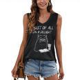 Women's First Of All I’m A Delight Cute Cat Books Coffee Humor Women's V-Neck Tank Top Women's First Of All I’m A Delight Cute Cat Books Coffee Humor Women's V-Neck Tank Top
