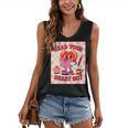 Women's Read Your Heart Out Groovy Bookish Valentine Day Women Girls Women's V-Neck Tank Top