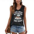 Women's Wild Dreams Reading Giraffe Book Reader Zoo Animals Kids Women's V-Neck Tank Top Women's Wild Dreams Reading Giraffe Book Reader Zoo Animals Kids Women's V-Neck Tank Top
