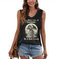 In a World Full Of Bookworms Be a Book Dragon Books Reading Women's V-Neck Tank Top