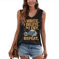 I Write Book Writer Author Book Writing Novelist Women's V-Neck Tank Top
