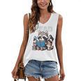 Animals Raccoon Reading Book Librarian Across America Kids Women's V-Neck Tank Top