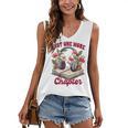 Audiobook Lover Bookish Headphones Just One More Chapter Women's V-Neck Tank Top Audiobook Lover Bookish Headphones Just One More Chapter Women's V-Neck Tank Top