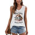Basset Hound Dog Breed I Just Want To Read Books And Pet My Women's V-Neck Tank Top
