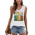 Book Flower 8647 Foxtrots Deltas Tangos Women's V-Neck Tank Top