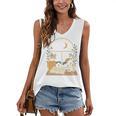 Book Lover Moonlight Reading Scene Night Women's V-Neck Tank Top