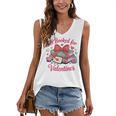 All Booked For Valentines Book Lover Teachers Women's V-Neck Tank Top