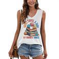 Books Coffee & Yarn Lover My Favorite Things Women's V-Neck Tank Top Books Coffee & Yarn Lover My Favorite Things Women's V-Neck Tank Top