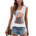 Books Fireworks 4th Of July Bookworm Patriotic Reader Women's V-Neck Tank Top Books Fireworks 4th Of July Bookworm Patriotic Reader Women's V-Neck Tank Top