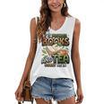 Bookworm If It Involves Books And Tea Lover Reading Premium Tri-Blend Women's V-Neck Tank Top
