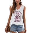 Cat Reading Is My Favorite Sport Retro Book Lover Women's V-Neck Tank Top