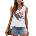 Christian Quote Holy Bible Crack This Book Not Drugs Women's V-Neck Tank Top