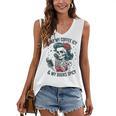 I Like My Coffee ICY & My Books Spicy For Book Lovers Women's V-Neck Tank Top