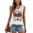 Cozy Reading Cabin Retreat Fall Bookish Autumn Cozy Reader Women's V-Neck Tank Top Cozy Reading Cabin Retreat Fall Bookish Autumn Cozy Reader Women's V-Neck Tank Top
