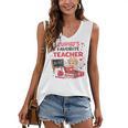 Cupid's Favorite Math Teacher Valentine Reading Book Women Women's V-Neck Tank Top Cupid's Favorite Math Teacher Valentine Reading Book Women Women's V-Neck Tank Top