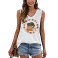 Cute Cat Fall In Love With Reading Book Cat Lover Librarian Women's V-Neck Tank Top Cute Cat Fall In Love With Reading Book Cat Lover Librarian Women's V-Neck Tank Top