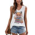 Cute Fox Read More Be Kind Stay Weird Reader Geek Book Lover Women's V-Neck Tank Top Cute Fox Read More Be Kind Stay Weird Reader Geek Book Lover Women's V-Neck Tank Top